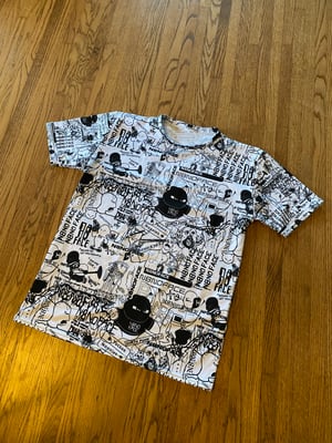 N8NOFACE LOGO COLLAGE All-over print Men's t-shirt (BLACK)
