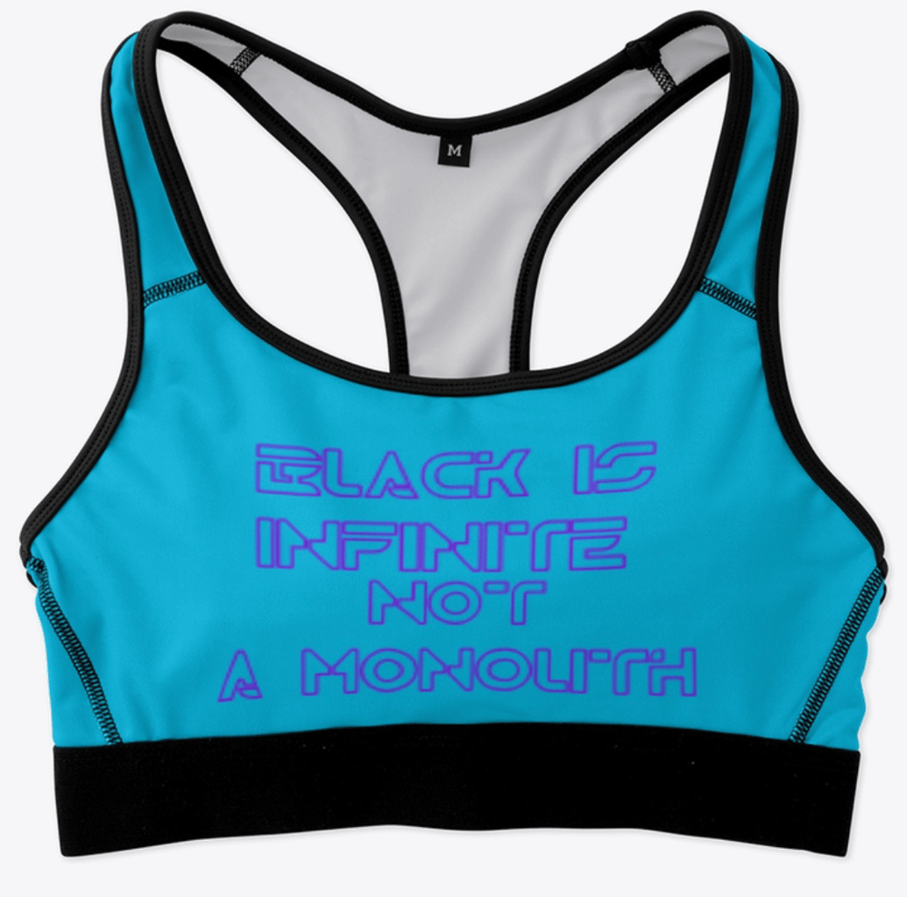 Image of Infinite Black Work[It] Out Fit Sports Bra
