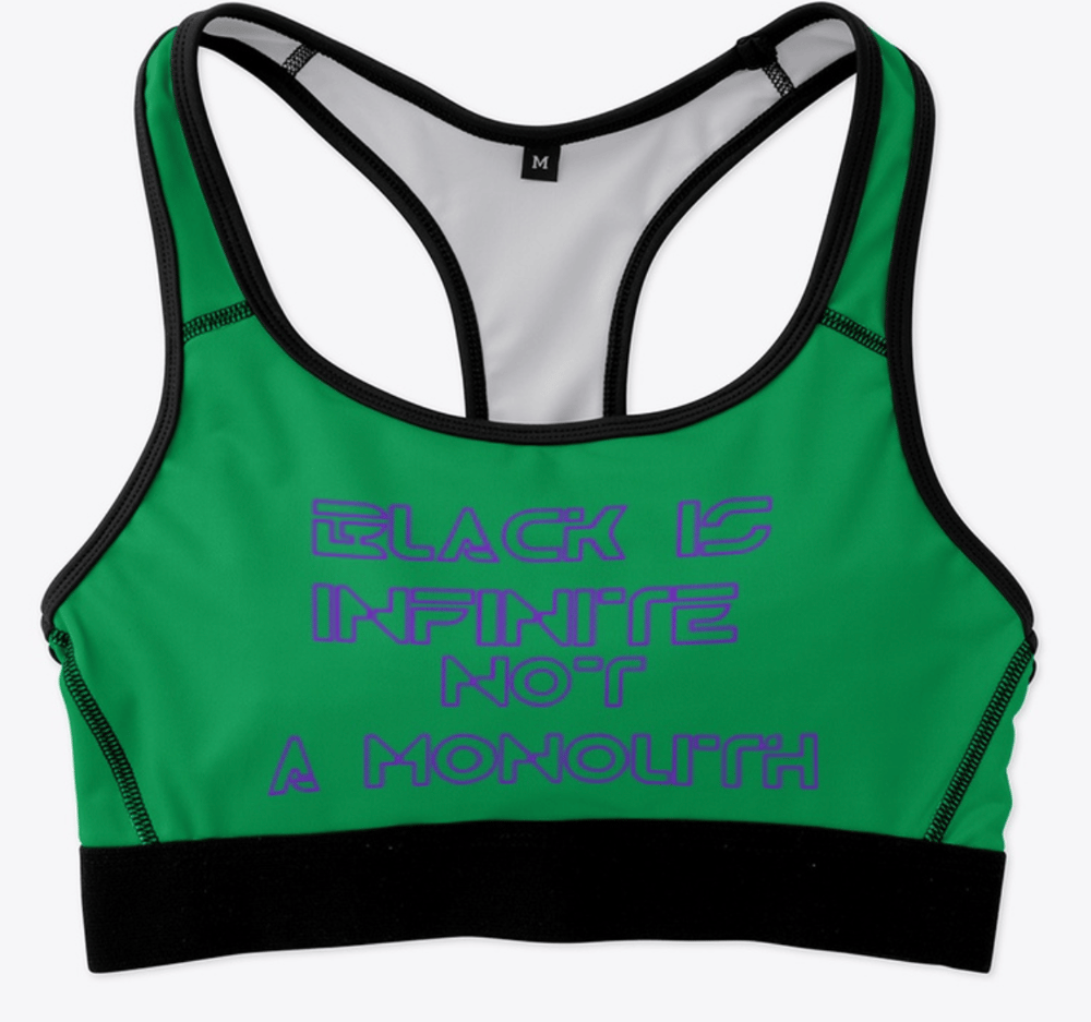 Image of Infinite Black Work[It] Out Fit Sports Bra