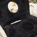 Image of Vtg Gucci Black Suede Blondie Clutch