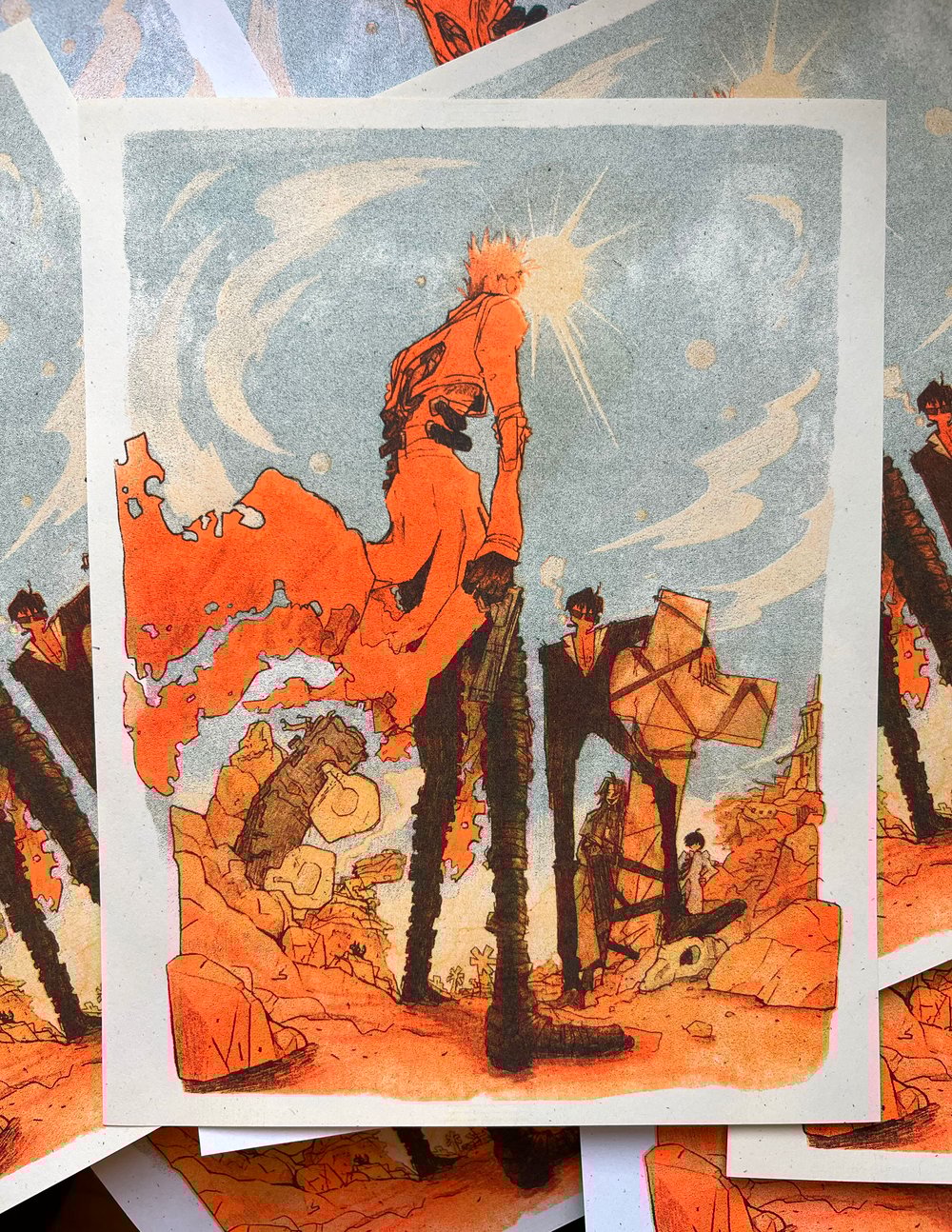 Image of Trigun Risograph