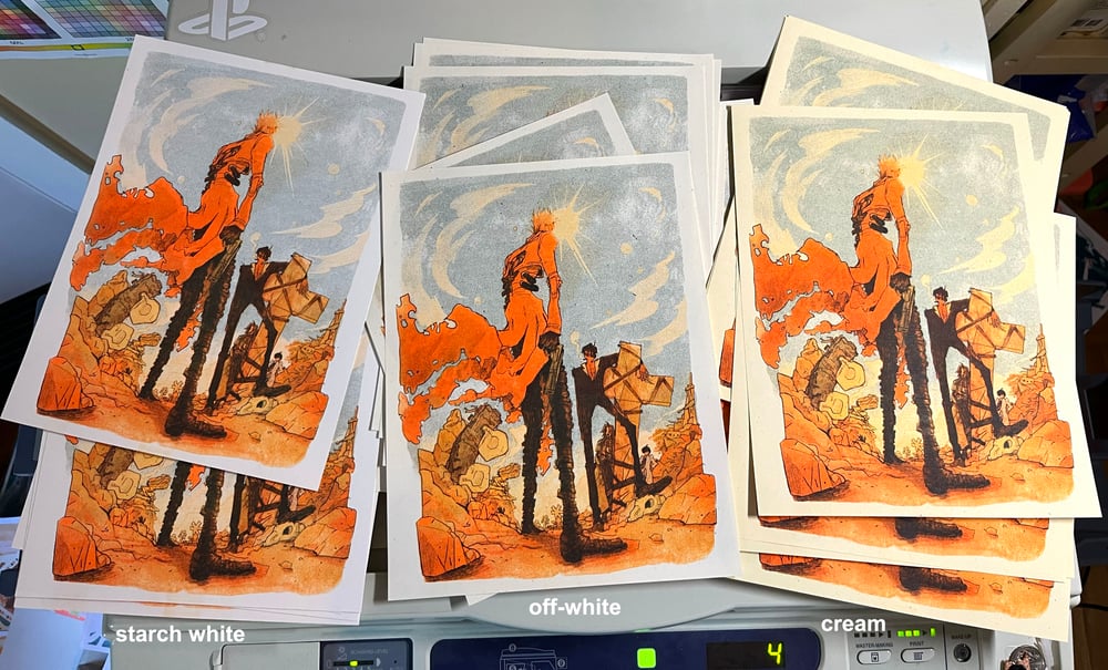 Image of Trigun Risograph