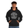 Divine Valor: Embracing God's Opinion Above Transient Words" UNISEX Hoodie