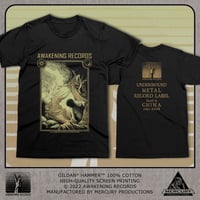 Image 1 of Awakening Records T-shirt [Black]