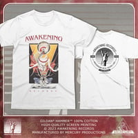 Image 1 of Awakening Records 5th Anniversary T-shirt [White]