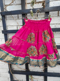 Image 1 of Jewelled Hot Pink Beach Skirt