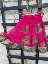 Image 2 of Jewelled Hot Pink Beach Skirt
