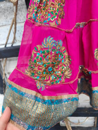 Image 3 of Jewelled Hot Pink Beach Skirt