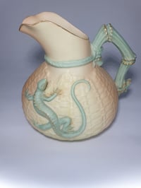 Image 1 of Royal Worcester Lizard Jug – Green Lizard