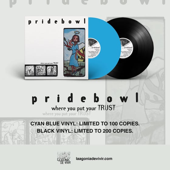 Image of PRE-ORDER NOW! LADV191 - PRIDEBOWL "where you put your trust" LP REISSUE