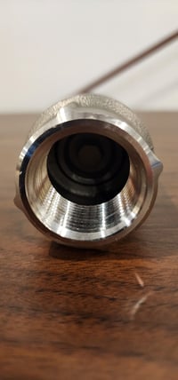 Image 3 of Simmons All Stainless Steel Check-Valve w/Male Adapter 