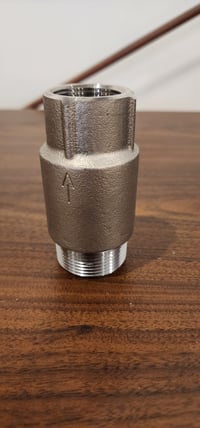 Image 5 of Simmons All Stainless Steel Check-Valve w/Male Adapter 
