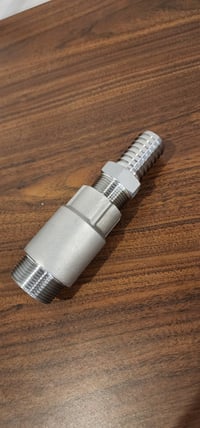 Image 1 of Simmons All Stainless Steel Check-Valve w/Male Adapter 