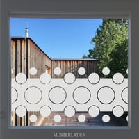 Image 1 of Fensterfolie mit geometrischem Muster aus selbstklebender Folie
