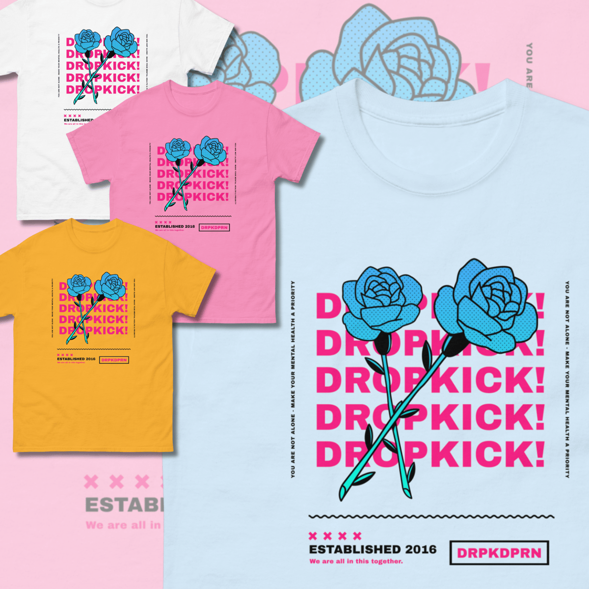 Image of Dropkick Depression Rose Shirt