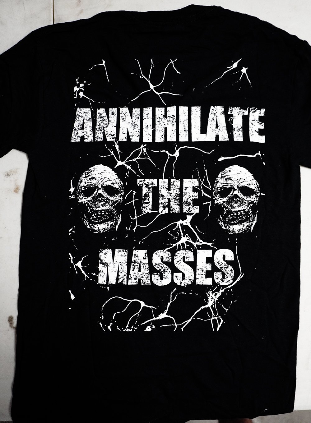 Annihilate the Masses - White T-Shirt