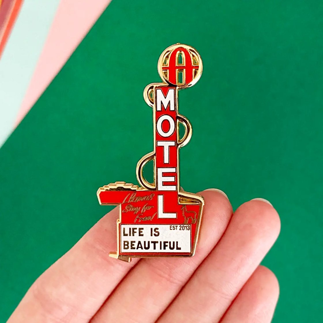 Image of DTLV Ambassador Motel Pin