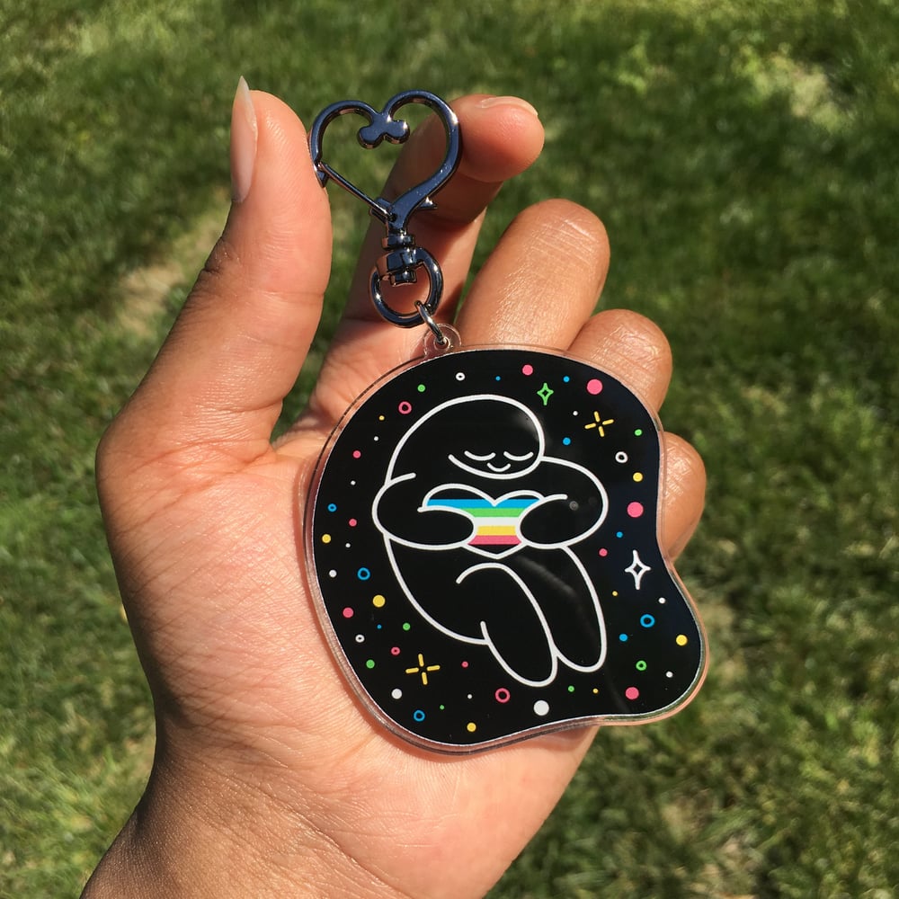 Queer Hearts of Pride Keychain