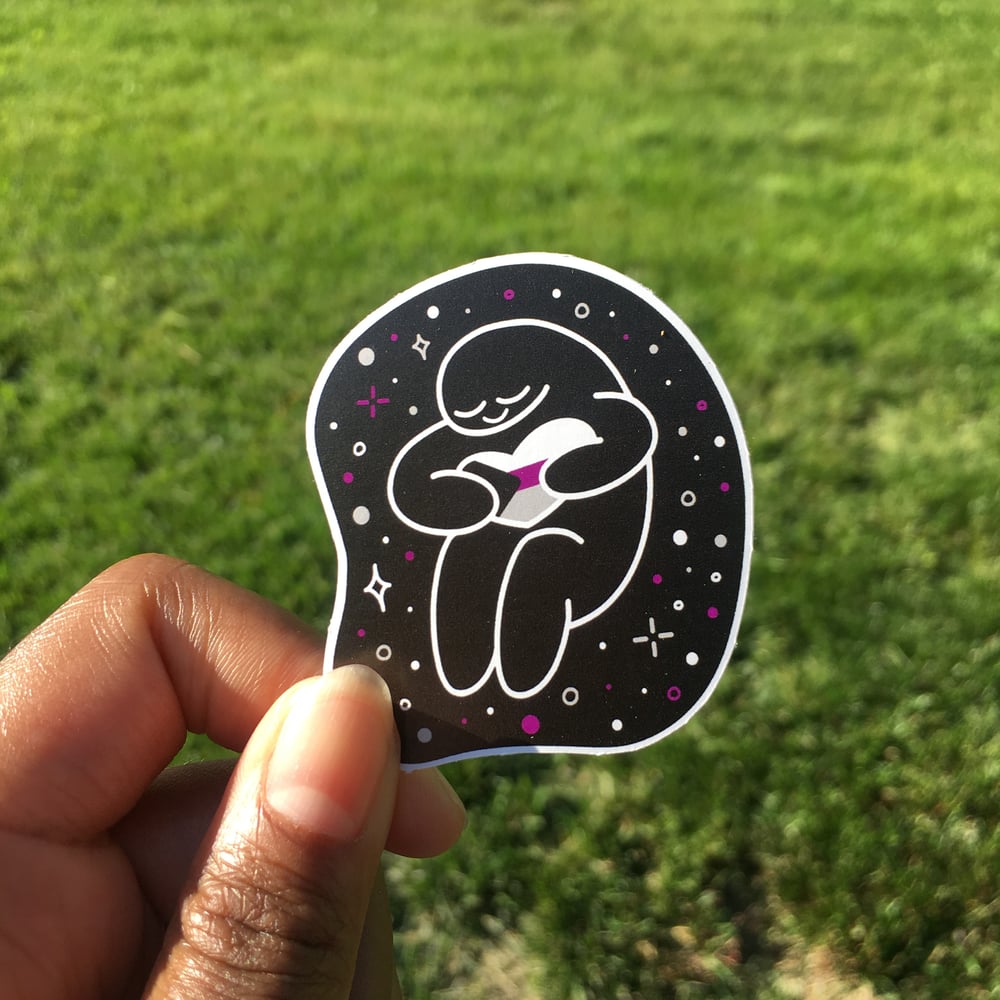 Demisexual Hearts of Pride Sticker