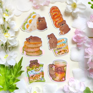 Bear Snacks - Sticker Singles