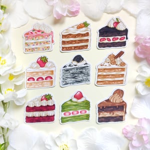 Cake Menu - Sticker Pack