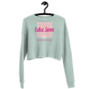 "FAKE.LOVE" CROPPED WOMAN SWEATER