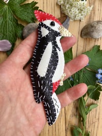 Image 3 of Woodpecker Brooch