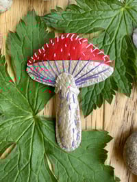Image 2 of Toadstool Brooch