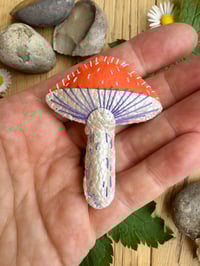 Image 3 of Toadstool Brooch