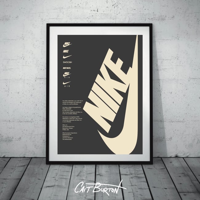 Nike shoebox design granite/cream | createdbycait