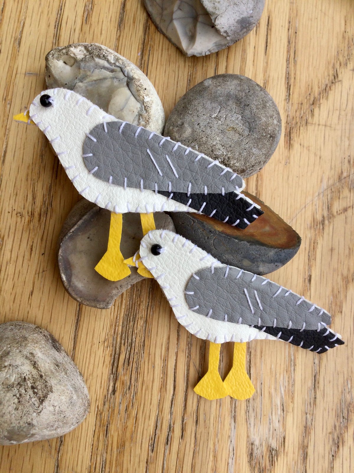 Image of Tiny Seagull Brooch