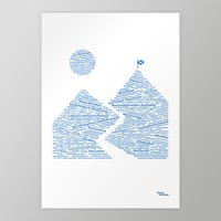 Image 1 of Scottish 282 Munros A3 print