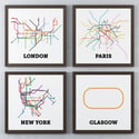 Glasgow Subway A3 print