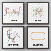 Image 2 of Glasgow Subway A3 print