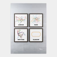 Image 1 of Glasgow Subway A3 print