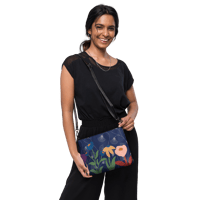 Image 5 of "FLOWERS" CROSSBODY PREMIUM LEATHER BAG