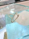 14k solid gold diamond rectangle hoop earring 