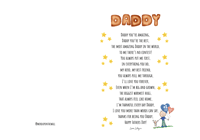 Image 2 of Daddy you’re the best card 