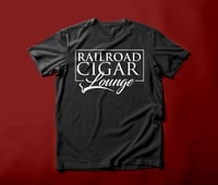 Classic Railroad Tee - Black (Large Logo)