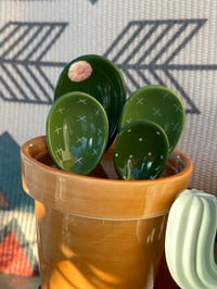 Cactus measuring cup and spoons. 