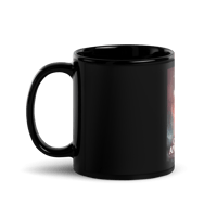 Image 2 of The Cursed Among Us Black Glossy Mug