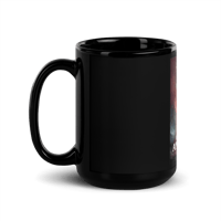 Image 4 of The Cursed Among Us Black Glossy Mug