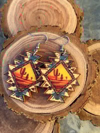 Image 1 of Desert cactus earrings