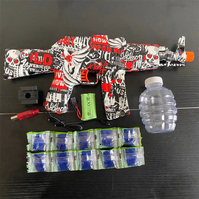 Image of Electric Gel Blaster Gun With Water Beads For Shooting Team Game CS Toy gun Outdoor Activities Gifts