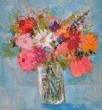 Glass Jar Bouquet 2