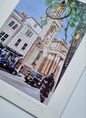 Original print of View from All Bar One in Oxford 
