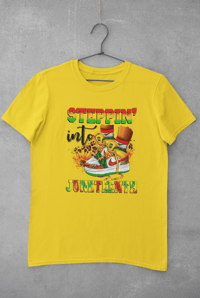 Image 2 of Women's Juneteenth Sneaker Girl T Shirt