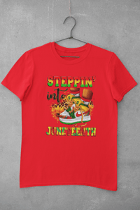 Image 3 of Women's Juneteenth Sneaker Girl T Shirt