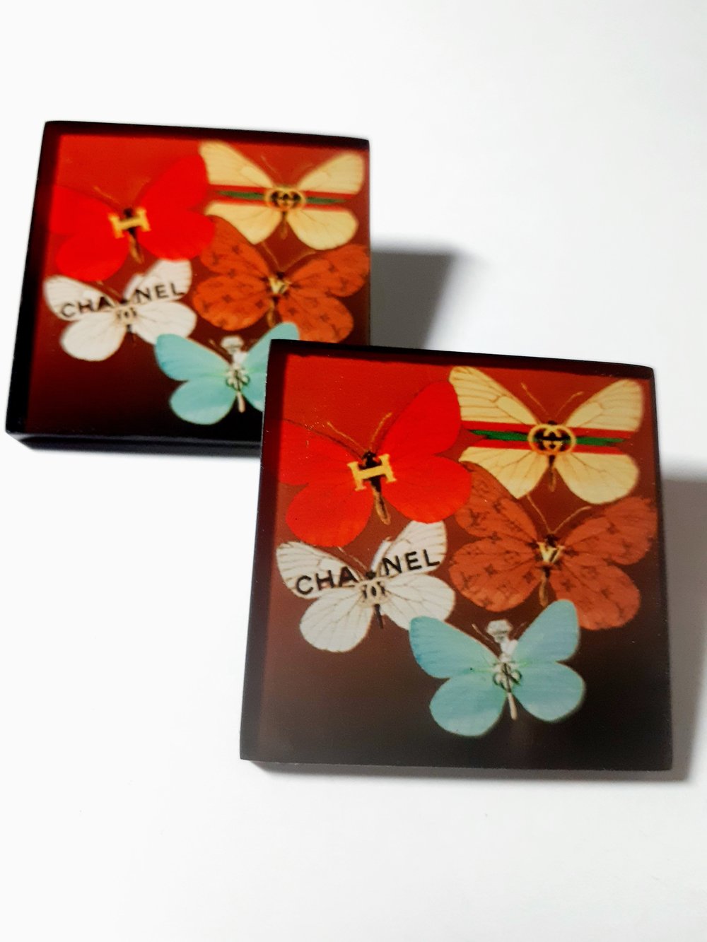 Image of Butterfly, Designer inspired, Sublimation, Studs earrings