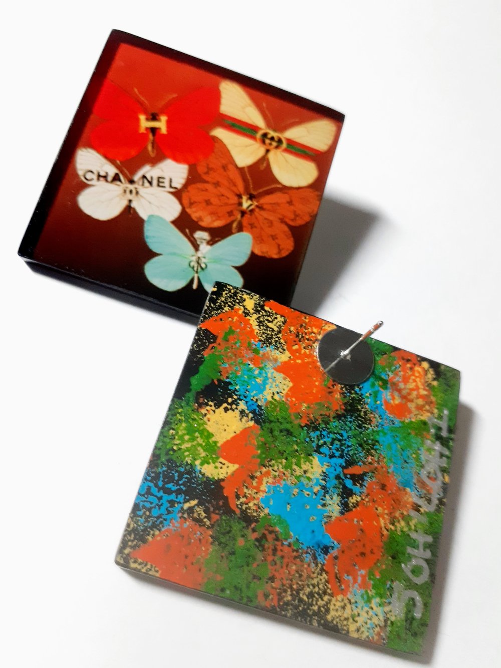 Image of Butterfly, Designer inspired, Sublimation, Studs earrings